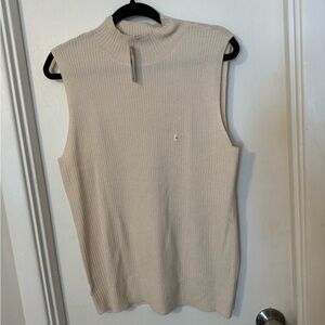NWT LOFT sweater tank top size XL